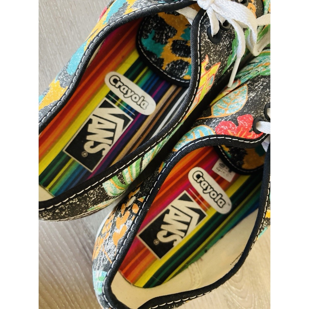 Vans Crayola Collab Van Doren Inspired Shoes Men's 8.5 Women's 10 Colorful - Picture 8 of 9